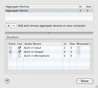 Aggregate Device Editor